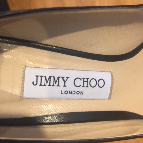 JIMMY CHOO SIMPLE CLASSIC LEATHER PUMP 38.5 - Picture 10 of 14
